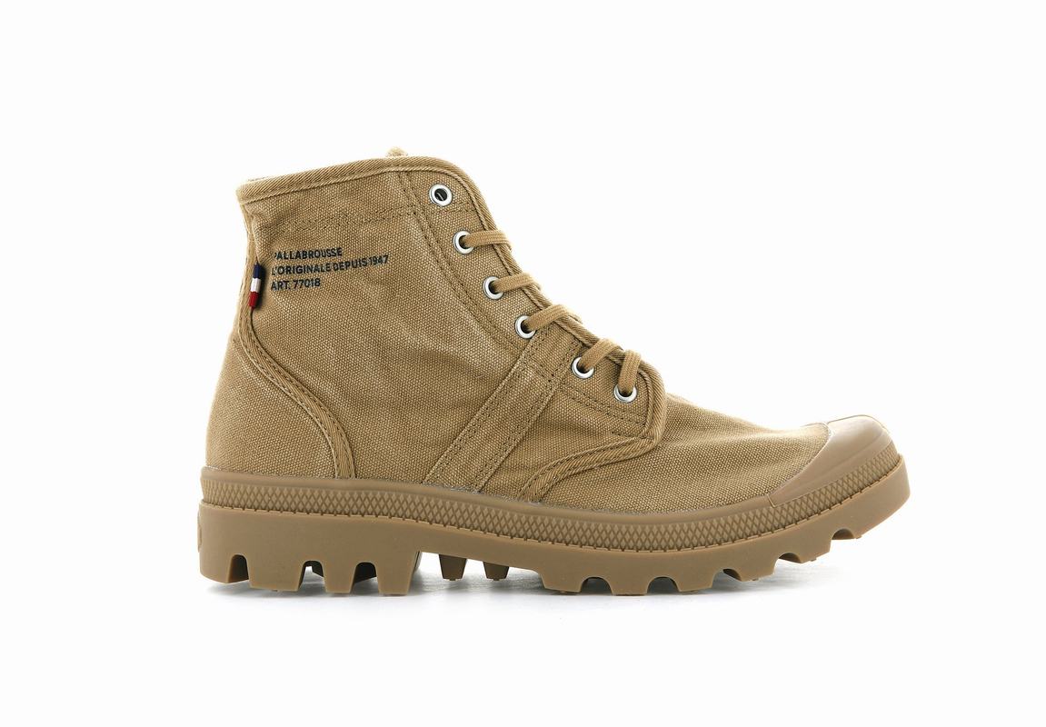 Palladium Pallabrousse Legion Mens Boots Dark Khaki Australia [XILCNO-581]